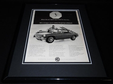 1966 MG Octagon Framed 11x14 ORIGINAL Vintage Advertisement 