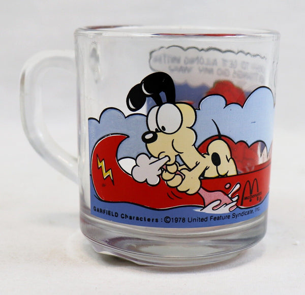 VINTAGE 1978 McDonald's Garfield & Odie Easy to Get Along With Coffee Mug