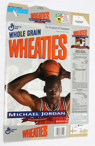 VINTAGE 1994 Wheaties Michael Jordan Commemorative Cereal Box 