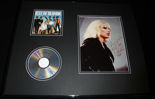 Debbie Harry Signed Framed 16x20 Photo & CD Display JSA Blondie