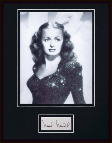 Noel Neill Signed Framed 11x14 Photo Display Superman