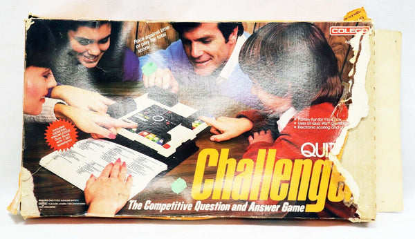 VINTAGE 1981 Coleco Quiz Challenge Board Game