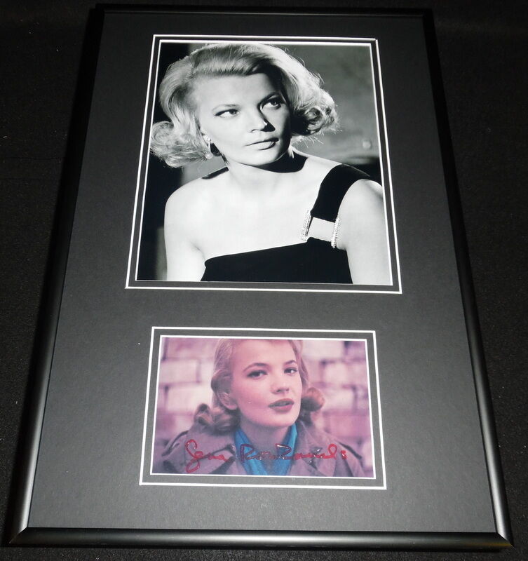 Gena Rowlands Signed Framed 12x18 Photo Display 