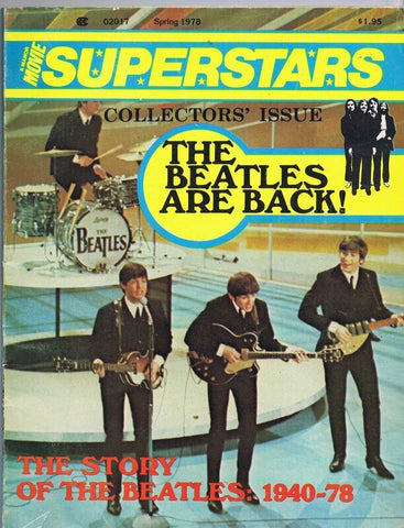 ORIGINAL Vintage 1978 The Beatles Are Back Movie Superstars Magazine