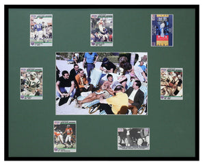 New York Jets Super Bowl III Framed 16x20 Card Set & Namath Pool Photo Display