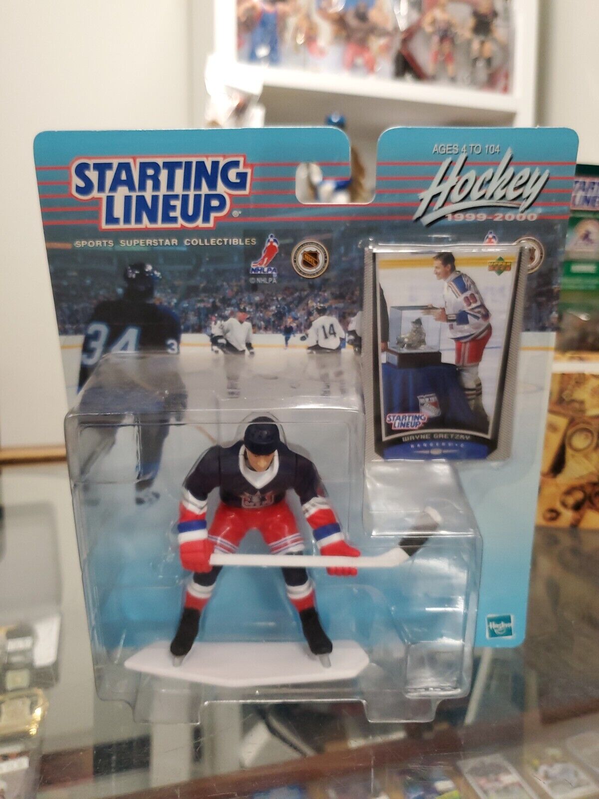 VINTAGE 1999 Starting Lineup SLU Action Figure Wayne Gretzky Rangers