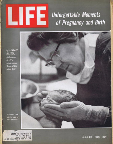 ORIGINAL Vintage Life Magazine July 22 1966 Unforgettable Moments of Birth