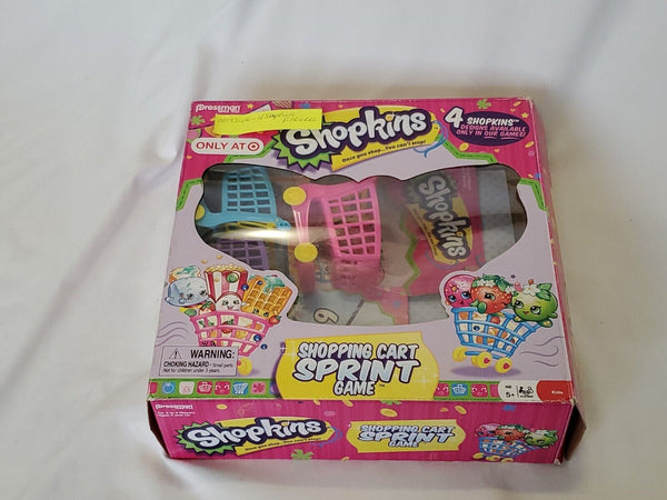 2015 Shopkins Shopping Cart Sprint Board Game