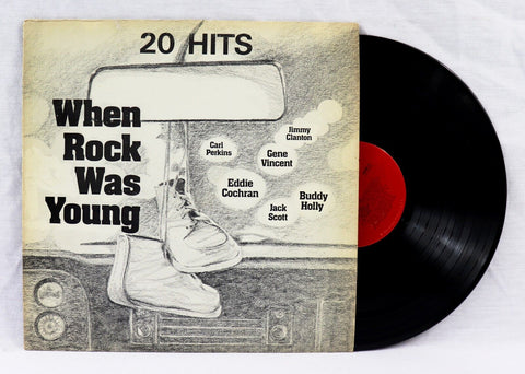 VINTAGE 1980 CBS When Rock Was Young 20 Hits LP Vinyl Record Album P 15395