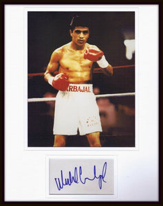 Michael Carbajal Signed Framed 11x14 Photo Display JSA 