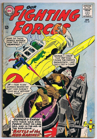 Our Fighting Forces #81 ORIGINAL Vintage 1964 DC Comics 