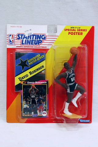 VINTAGE SEALED 1992 Starting Lineup SLU David Robinson Action Figure Spurs