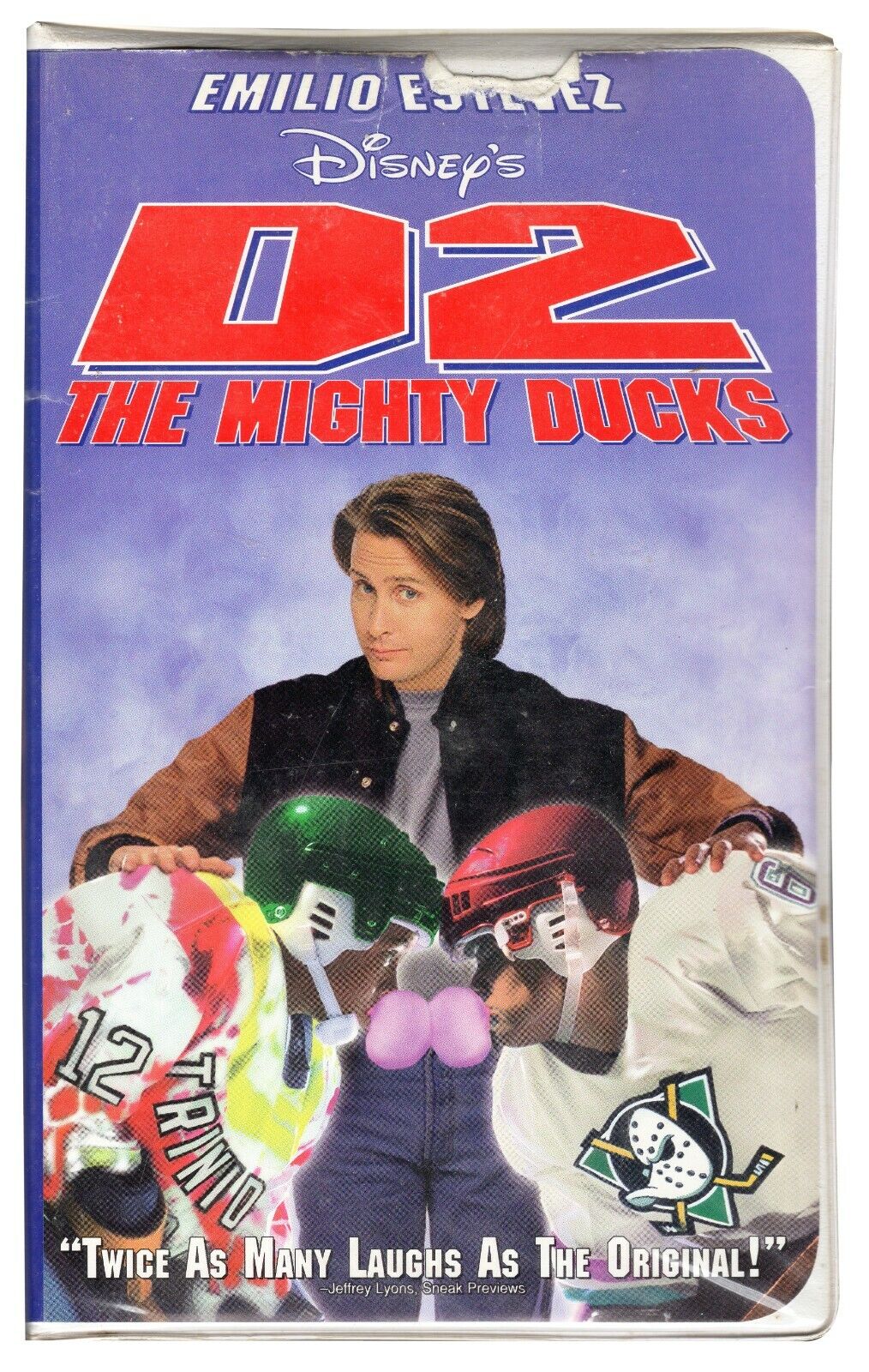 D2 Mighty Ducks VINTAGE VHS Cassette in Clamshell Case Emilio Estevez