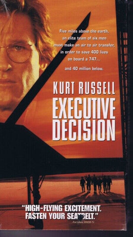 Executive Decision VINTAGE SEALED VHS Kurt Russell Halle Berry