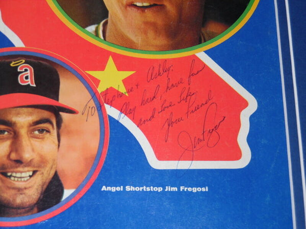 Jim Fregosi Signed Framed 1971 Sports Illustrated Magazine Cover Angels