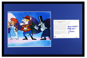 June Foray Signed Framed 12x18 Photo Display JSA Dudley Do Right