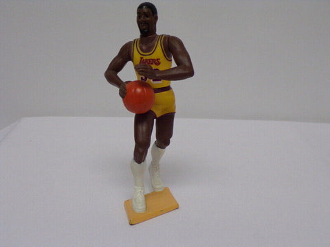 ORIGINAL Vintage 1988 Kenner SLU Starting Lineup Figure Magic Johnson Lakers FP