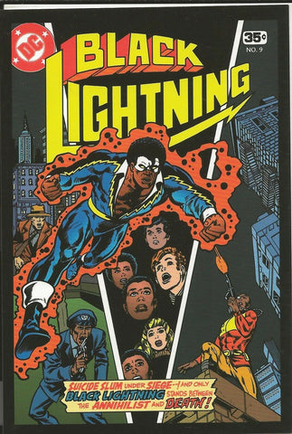 Black Lightning #9 4x5" Cover Postcard 2010 DC Comics    