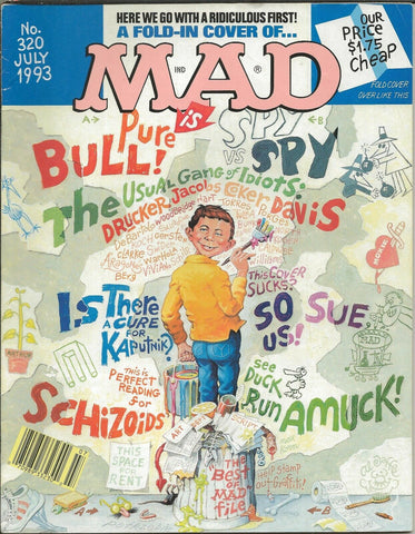 ORIGINAL Vintage July 1993 Mad Magazine #320