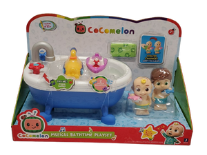 NEW SEALED 2021 Jazwares CoComelon Musical Bathtime Playset + Figures