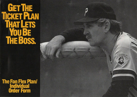 VINTAGE 1991 Pittsburgh Pirates Season Ticket Sales Brochure Jim Leyland