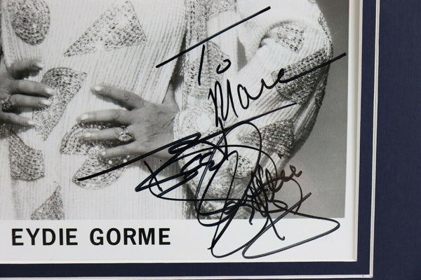 Eydie Gorme Signed Framed 16x20 Steve & Eydie CD & Photo Display