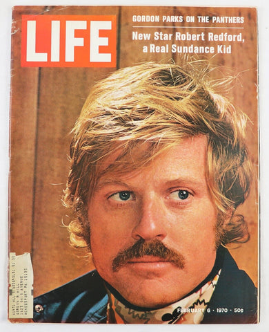 ORIGINAL Vintage Feb 6 1970 Life Magazine Robert Redford