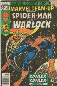 Marvel Team-Up #55 VINTAGE 1977 Marvel Comics Spider-Man Adam Warlock