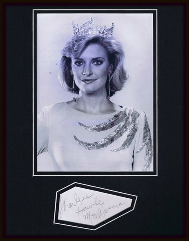 Sharlene Hawke Signed Framed 11x14 Photo Display Miss America 1985