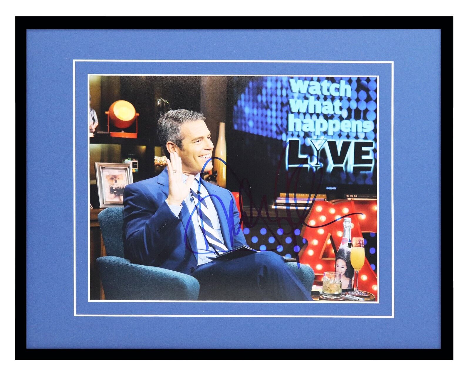 Andy Cohen Signed Framed 11x14 Photo Display AW Watch What Happens Bravo