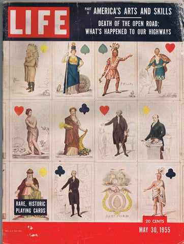 ORIGINAL Vintage Life Magazine May 30 1955 Historic Playing Cards