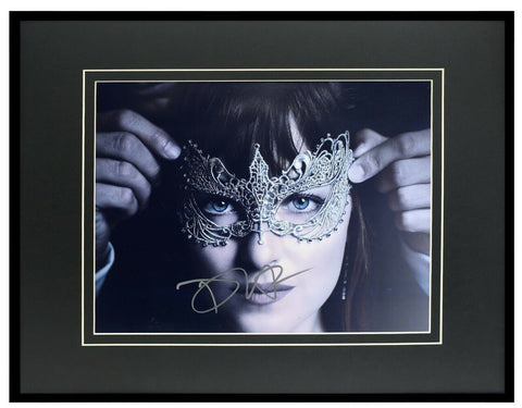 Dakota Johnson Signed Framed 16x20 Fifty Shades of Grey Photo Display AW 