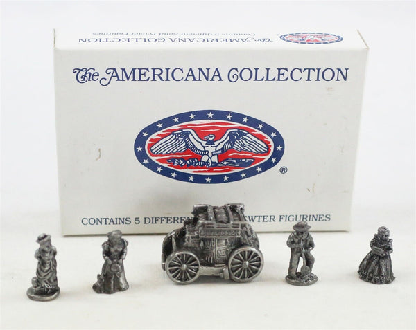 VINTAGE 1994 Liberty Falls Pewter Collection Set of 10 Figurines AH47 + AH48