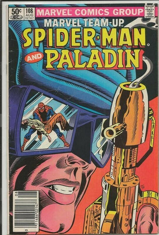 Marvel Team Up #108 ORIGINAL Vintage 1981 Spider-Man Paladin