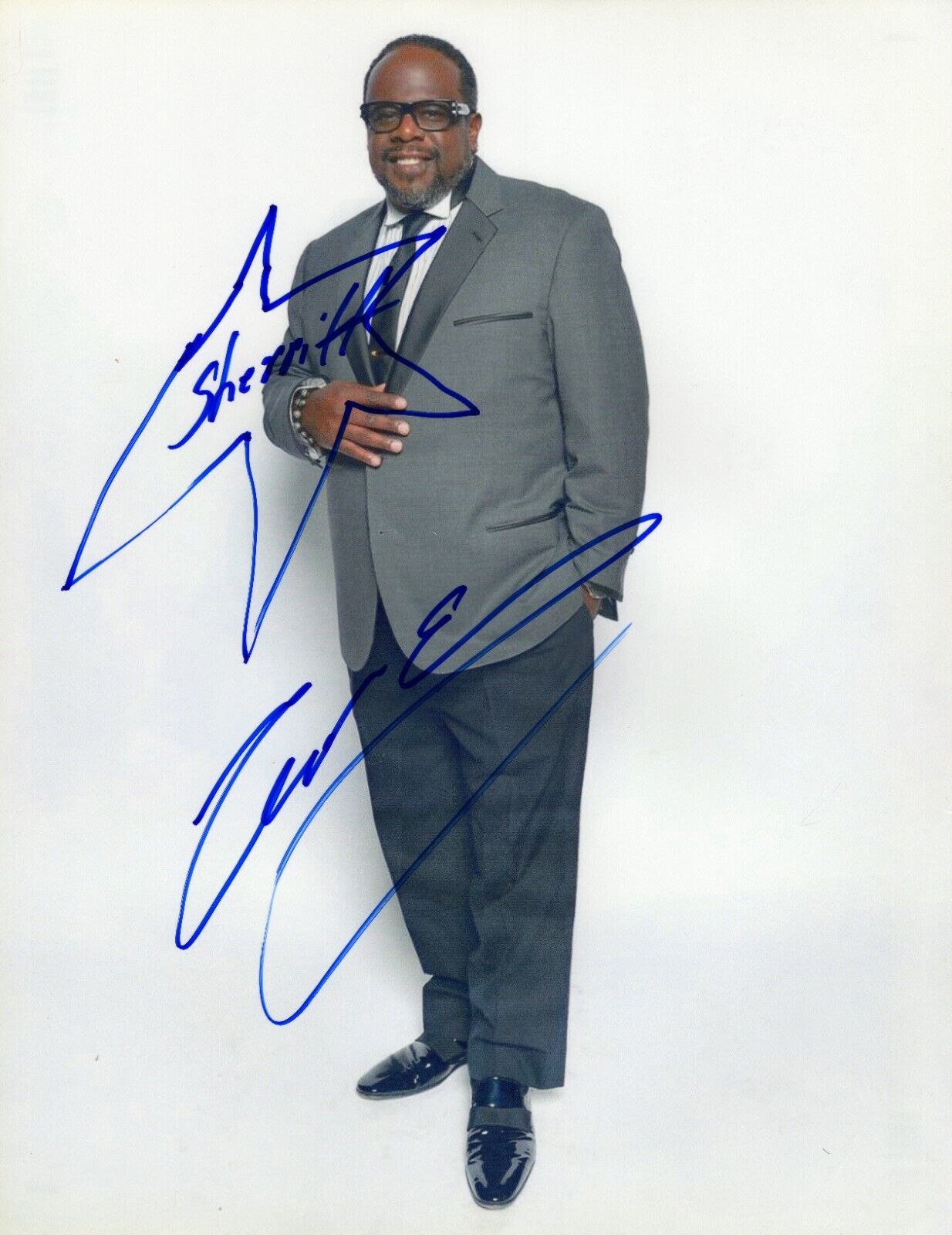 Cedric the Entertainer Signed 8x10 Photo w/ Sketch