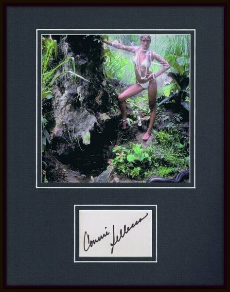 Connie Sellecca Signed Framed 11x14 Bikini Photo Display