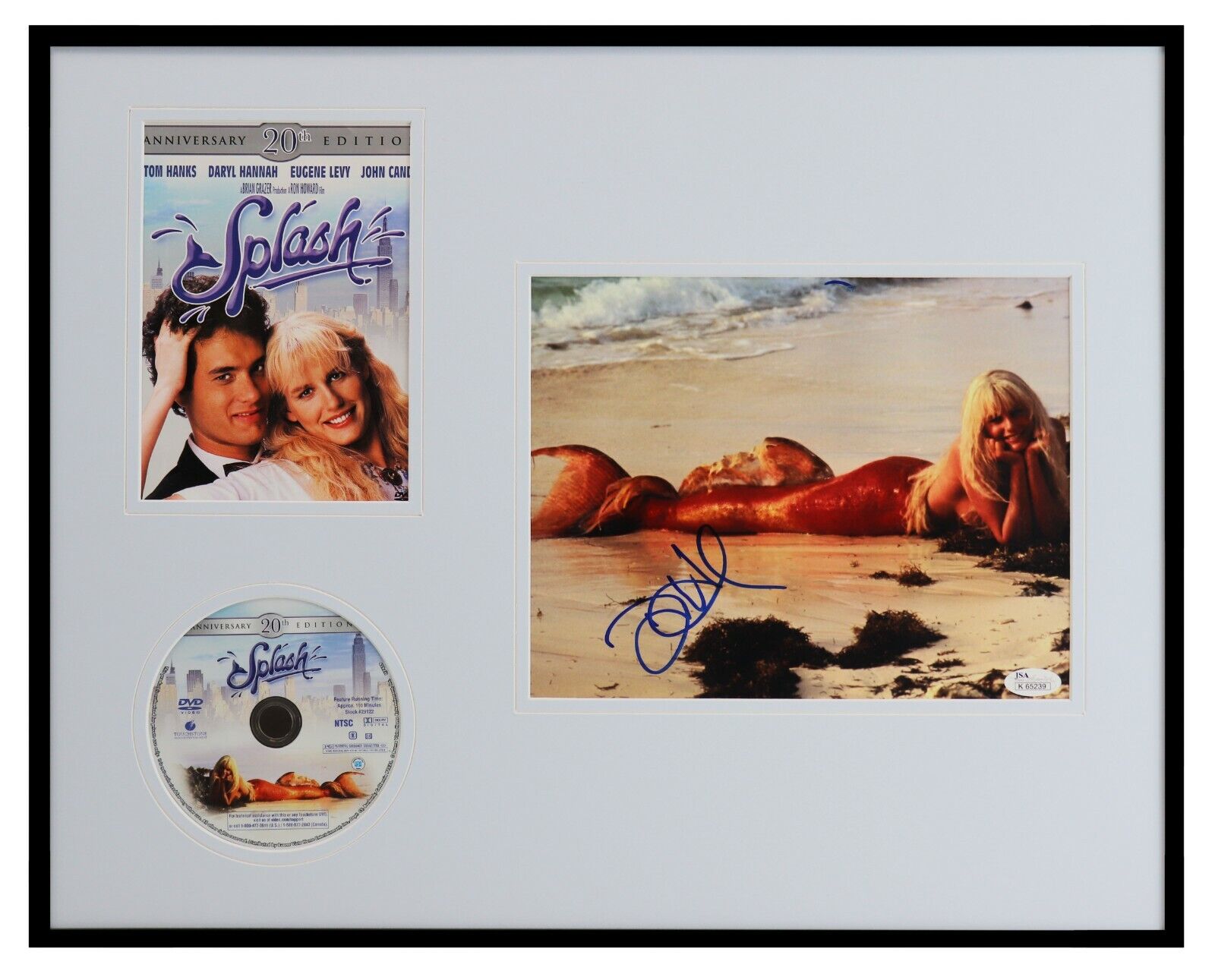 Daryl Hannah Signed Framed Splash 16x20 Photo & DVD Set JSA