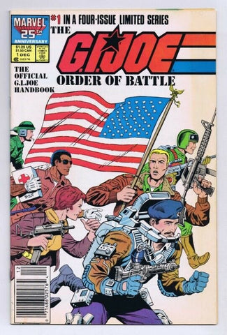 GI Joe Order of Battle #1 ORIGINAL Vintage 1986 Marvel Comics 