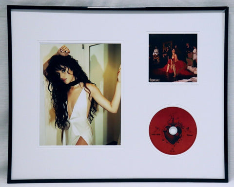 Camila Cabello Signed Framed 16x20 Romance CD & Photo Set