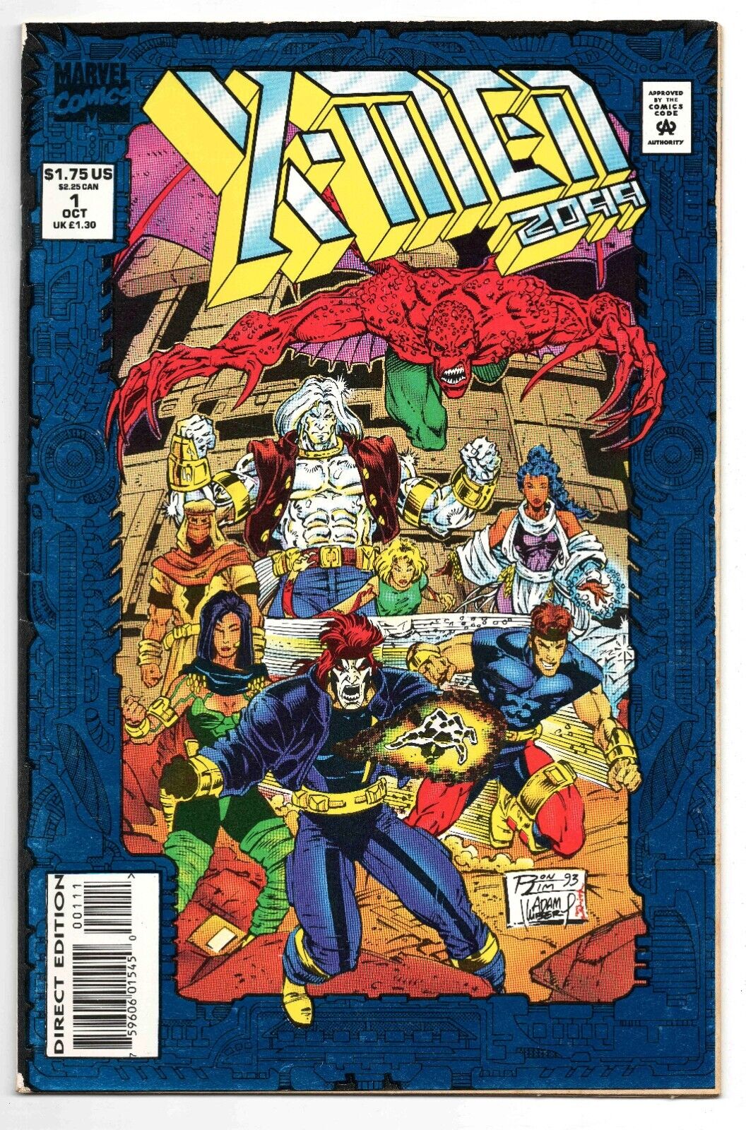 X-Men 2099 #1 VINTAGE 1993 Marvel Comics