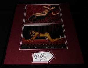 Rosa Blasi Signed Framed 16x20 Lingerie Photo Set Strong Medicine