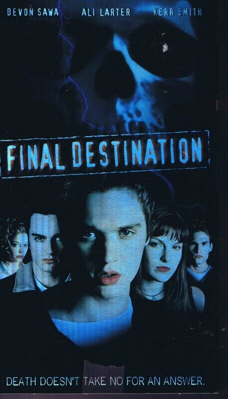 Final Destination VINTAGE VHS Cassette Ali Larter