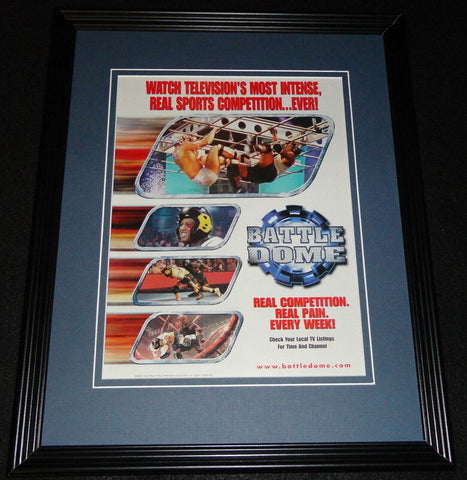 Battle Dome 2000 Framed 11x14 ORIGINAL Vintage Advertisement 