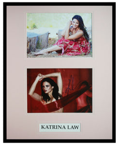 Katrina Law Signed Framed 16x20 Photo Set AW Spartacus Arrow Nyssa al Ghul