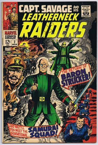 Captain Savage and Leatherneck Raiders #2 ORIGINAL Vintage 1968 Marvel Comics 