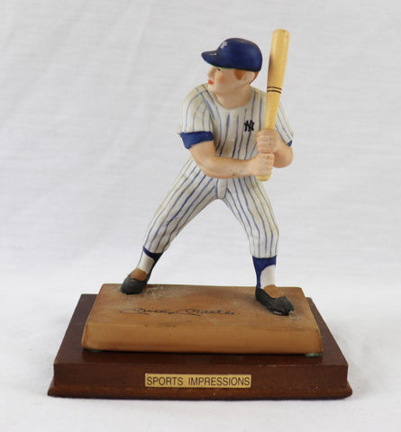 VINTAGE 1990 Sports Impressions Mickey Mantle Ceramic Figurine 744/1990 Yankees