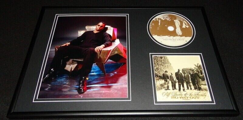 Puff Daddy 1997 No Way Out Framed 12x18 CD & Photo Display