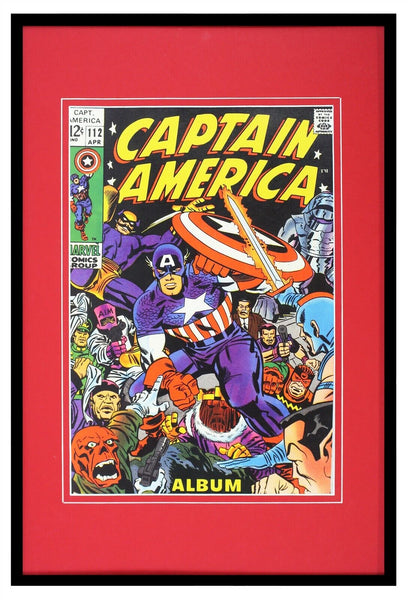 Captain America #112 Marvel Framed 12x18 Official Repro Cover Display