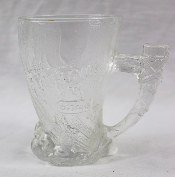 VINTAGE McDonald's Flinstones Thick Glass Mug