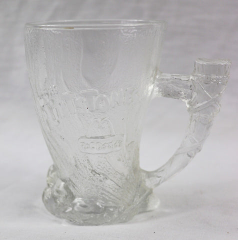 VINTAGE McDonald's Flinstones Thick Glass Mug